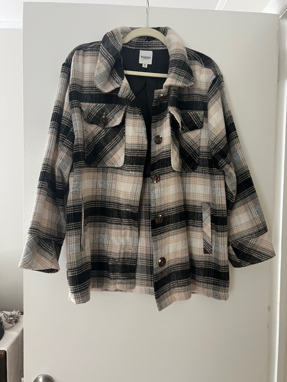 Plaid shacket